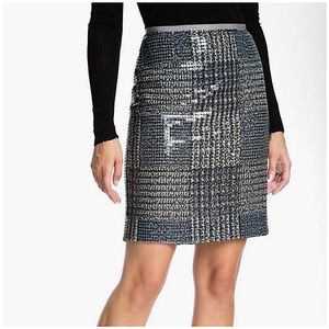 NWT Tory Burch Bristol Sequin Skirt 2